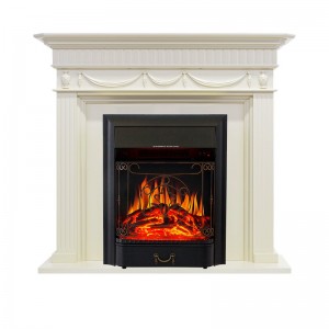 Каминокомплект Royal Flame Corfu - Слоновая кость с очагом Majestic FX Black