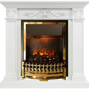 Каминокомплект Dimplex Verona - Белый дуб с очагом Atherton