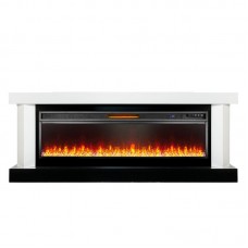 Каминокомплект Royal Flame Vancouver 60 - Белый с черным с очагом Vision 60 LED