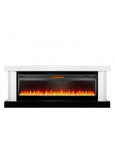 Каминокомплект Royal Flame Vancouver 60 - Белый с черным с очагом Vision 60 LED