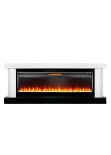 Каминокомплект Royal Flame Vancouver 60 - Белый с черным с очагом Vision 60 LED