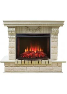 Каминокомплект RealFlame Gracia 25,5 WT с очагом Evrika 25,5