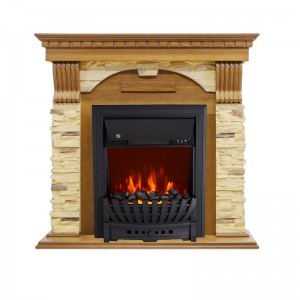 Каминокомплект Royal Flame Dublin - Дуб / Сланец с очагом Aspen Black