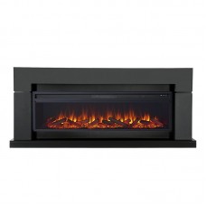 Каминокомплект Royal Flame Lindos Graphite Grey (линейный) с очагом Vision 60 LOG LED