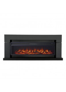 Каминокомплект Royal Flame Lindos Graphite Grey (линейный) с очагом Vision 60 LOG LED