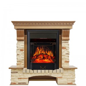 Каминокомплект Royal Flame Pierre Luxe - Дуб / Сланец с очагом Majestic FX Black