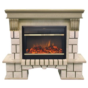 Каминокомплект RealFlame Stone New 26 WT с Moonblaze BR S