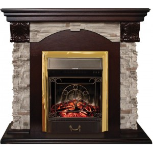 Каминокомплект RealFlame Dublin Rock 24 AO с очагом Majestic Lux BR S
