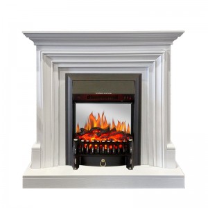 Каминокомплект Royal Flame Bradford - Белый с очагом Fobos FX M Black