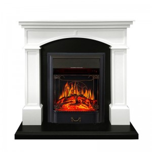 Каминокомплект Royal Flame Langford - Белый с черным с очагом Majestic FX Black