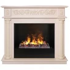 Каминокомплект RealFlame Attica 26 WT с очагом 3D Cassette 630 + Black вставка
