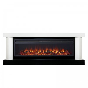 Каминокомплект Royal Flame Vancouver 60 - Белый с черным с очагом Vision 60 LOG LED