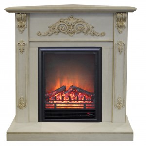 Каминокомплект RealFlame Anita Corner (угловой) WT с очагом Eugene