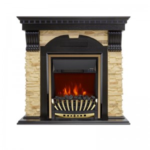 Каминокомплект Royal Flame Dublin - Венге / Сланец с очагом Aspen Gold