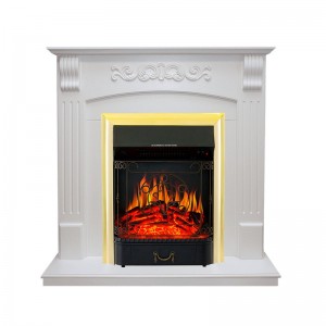 Каминокомплект Royal Flame Sorrento - Белый дуб с очагом Majestic FX Brass