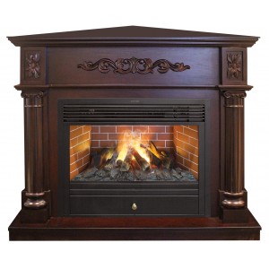 Каминокомплект RealFlame Silvia Corner (угловой) 26 AO с очагом Novara 26 3D