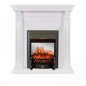 Каминокомплект Royal Flame Orlean - Белый с очагом Fobos FX M Black
