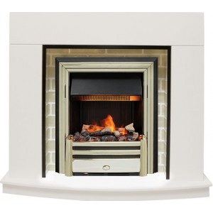 Каминокомплект Dimplex Montana - Белый с очагом Cavendish