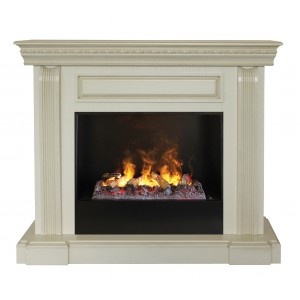 Каминокомплект RealFlame Bogema 26 WT с очагом 3D Cassette 630 + Black вставка