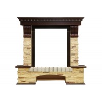 Портал Dimplex Pierre Luxe угловой - Темный дуб / Сланец (Высота 1005мм)