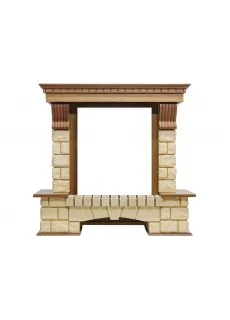 Портал Dimplex Pierre Luxe - Дуб / Шампань (Высота 1050мм)