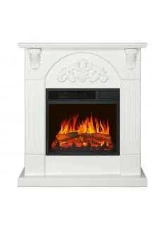 Портал Royal Flame Chester Wood - Белый