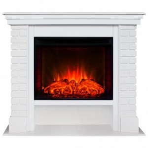 Каминокомплект RealFlame Brixton 25'5 WT с очагом Evrika 25,5