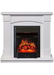 Каминокомплект Royal Flame Boston - Белый (Высота 925см) с очагом Majestic FX Black