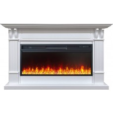 Каминокомплект Royal Flame Cardiff - Белый с очагом Vision 42 LED