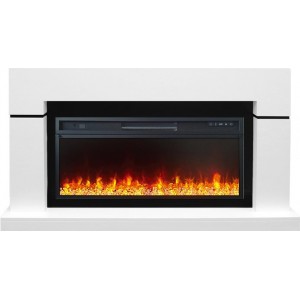 Каминокомплект Royal Flame Lindos - Белый (Ширина 1470мм) с очагом Vision 42 LED