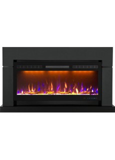 Каминокомплект Royal Flame Lindos - Graphite Grey (Ширина 1470мм) с очагом Crystal 40 RF