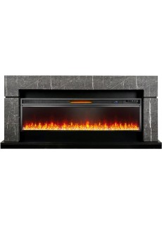 Каминокомплект Royal Flame Lindos 60 SFT - Серый мрамор с очагом Vision 60 LED