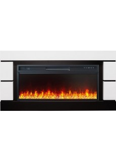 Каминокомплект Royal Flame Modern - Белый с черным (Глубина 300 мм) с очагом Vision 42 LED