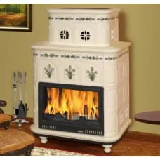 Изразцовая печь-камин TermoVision Baden 1 (с топкой Fabrilor Deco 660)