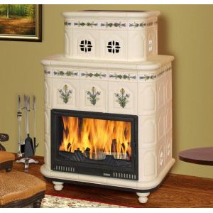 Изразцовая печь-камин TermoVision Baden 1 (с топкой Fabrilor Deco 710)