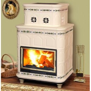 Изразцовая печь-камин TermoVision Baden 2 (с топкой Fabrilor Deco 710)