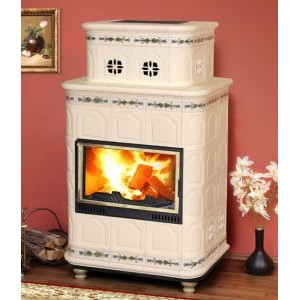 Изразцовая печь-камин TermoVision Baden 3 (с топкой Fabrilor Deco 660)