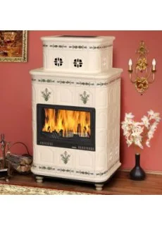 Изразцовая печь-камин TermoVision Baden 4 (с топкой Fabrilor Deco 660)