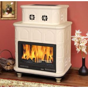Изразцовая печь-камин TermoVision Viena Basic (с топкой Fabrilor Deco 660)