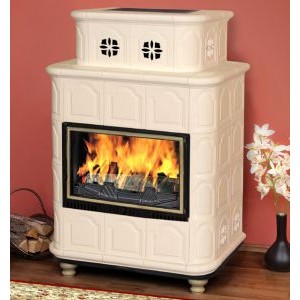 Изразцовая печь-камин TermoVision Viena Basic P (с топкой Fabrilor Deco 660)