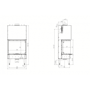 Каминная топка Austroflamm 64х33x51 S3 2.0