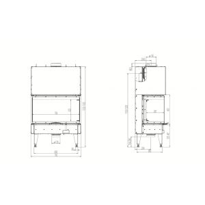 Каминная топка Austroflamm 75х35x45 S3 2.0