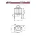 Каминная топка Dovre 2400GLA