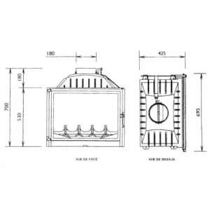 Каминная топка Fabrilor Deco 730 Cristal