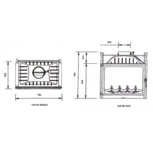 Каминная топка Fabrilor Deco 760 DO