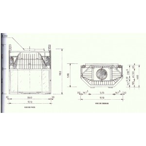 Каминная топка Fabrilor Deco 1000 DO