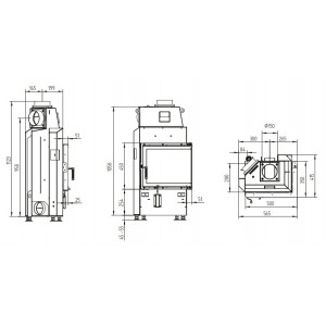 Каминная топка Hoxter Ecka 50 35 45R