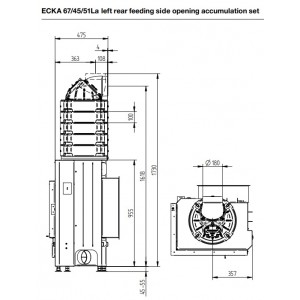 Каминная топка Hoxter Ecka 67 45 51La(Ra) С аккумулятивным комплектом
