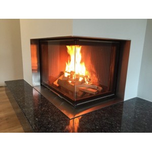 Каминная топка Hoxter Ecka 67 45 51Lh (Rh) Адаптер под аккумулятивные кольца HOXTER