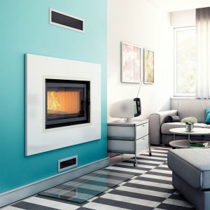 Каминная топка Kratki Aquario O 16 PW W